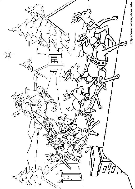 Plansa de colorat cu Iarna 17 79